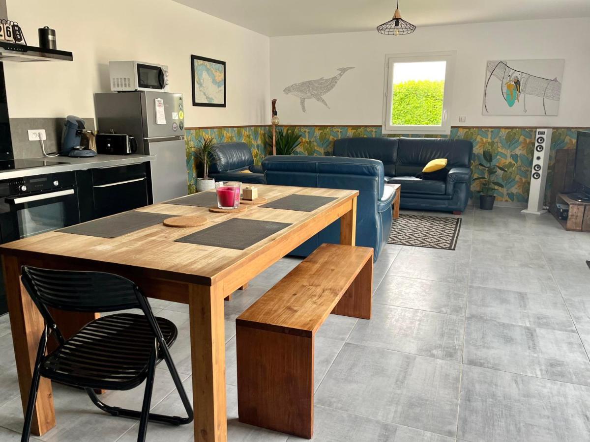 L'Ostrea, Maison Avec Jardin A 200M De La Mer-Wifi Saint-Côme-de-Fresné Buitenkant foto
